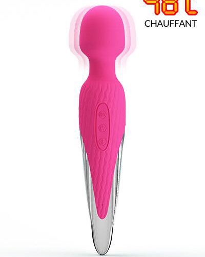 Vibromasseur wand chauffant