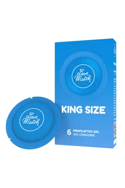 6 Préservatifs King size - Love Match 6 Préservatifs King size - Love Match