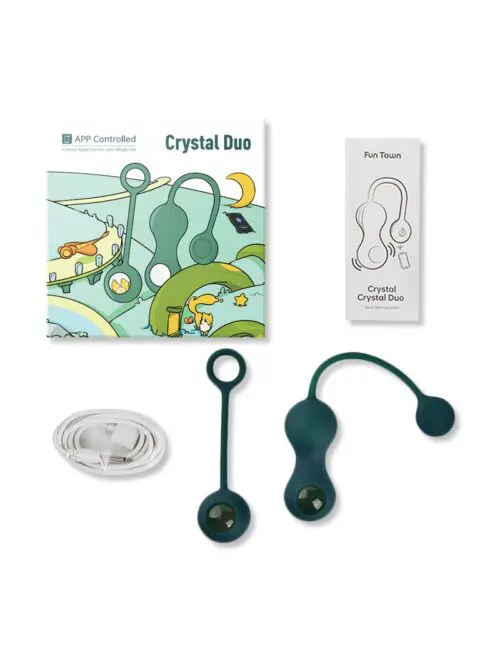 Set de boules de Kegel haute qualité, vibrantes et connectées, avec poids modifiable.