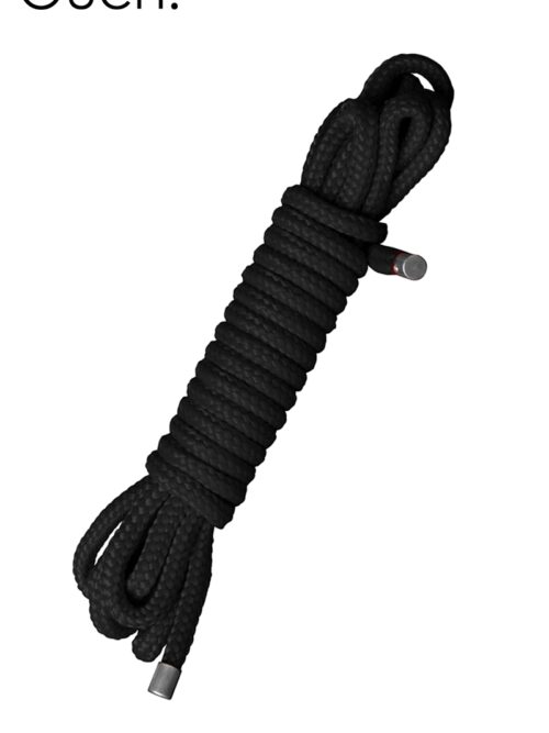 Corde de Shibari 5m noire - Ouch 1 Corde de Shibari 5m noire - Ouch
