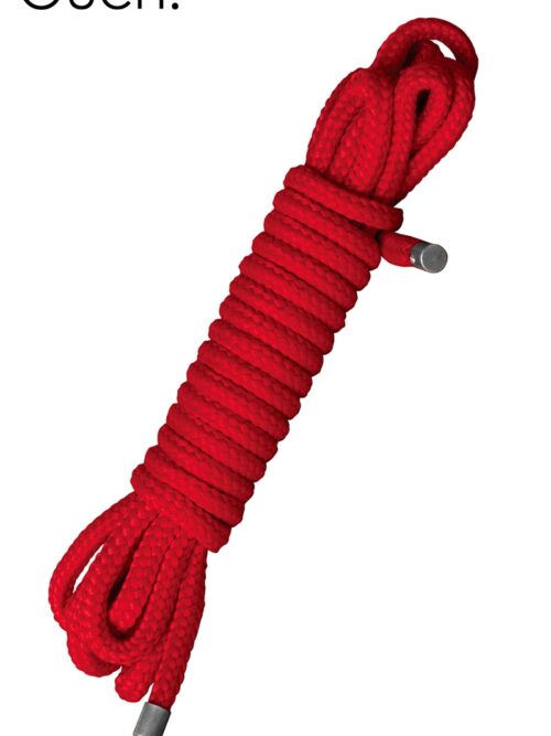 Corde de bondage 10m rouge - Ouch!