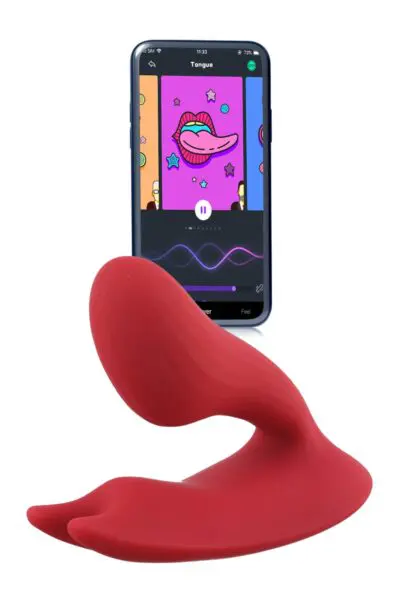 Double stimulateur connecté Magic Umi - Magic Motion 1 Le "Magic Umi Smart Wearable Dual-Motor Vibrator" est un double vibromasseur connecté, rechargeable et ergonomique qui permet de stimuler les femmes comme les hommes (prostate, point G, clitoris).