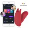 Double stimulateur connecté Magic Umi - Magic Motion 2 Le "Magic Umi Smart Wearable Dual-Motor Vibrator" est un double vibromasseur connecté, rechargeable et ergonomique qui permet de stimuler les femmes comme les hommes (prostate, point G, clitoris).