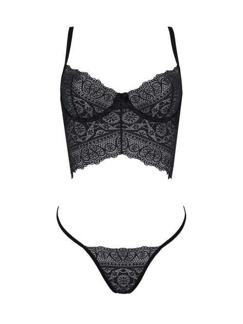 Ensemble de lingerie féminine de charme éco-responsable, par la marque Passion.
