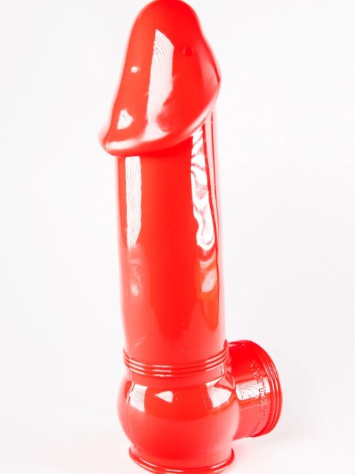 Gaine de pénis rouge 19x4,5 cm - ZIZI 1 Gaine de pénis rouge 19x4,5 cm - ZIZI