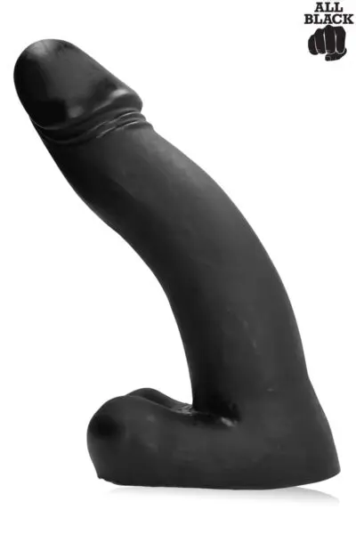 All Black Monster Black est un très gros gode long et lisse avec une belle paire de testicules. Noir et très réaliste, il est parfait pour la pratique de pénétrations extrêmes et de performances sexuelles. Il est compatible avec les lubrifiants à base d'eau et de silicone.