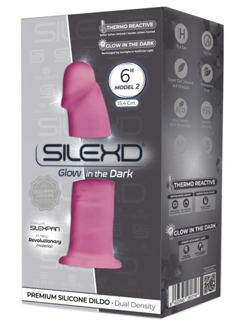 Gode phosphorescent 15,4cm - SilexD