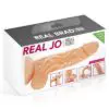 Gode ultra-réaliste 19 cm Real Joe - Real Body 5 Un pénis flexible et ultra doux, d’un réalisme révolutionnaire avec un va-et-vient du prépuce, des testicules souples à billes mouvantes et une ventouse puissante pour fixation sur toutes surfaces.