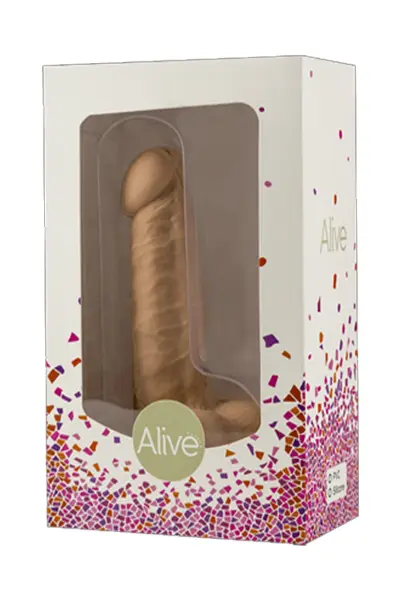 Gode réaliste avec ventouse Little John, la solution idéale pour une parfaite satisfaction anale ou vaginale.