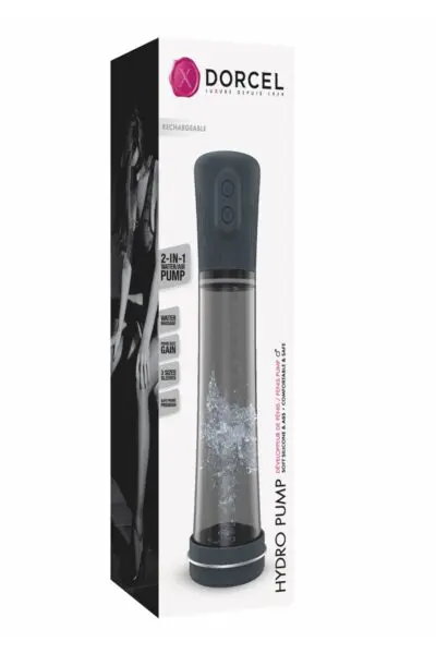 Le nouvel agrandisseur de pénis rechargeable à eau & à air Hydro Pump de Dorcel représente l’allié idéal pour l'amélioration de la taille du pénis.