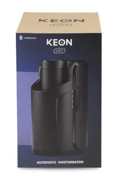Keon de Kiiroo est un accessoire entièrement automatisé permettant de recevoir le masturbateur ReelFeel de Kiiroo, de lui ajouter une fonction de va-et -vient pouvant offrir jusqu'à 230 mouvements par minute et de le rendre totalement connecté et interactif avec des sextoys de la marque Kiiroo ainsi q'une multitude de médias pour adultes sur le web (vidéos, webcams, jeux vidéos, etc).