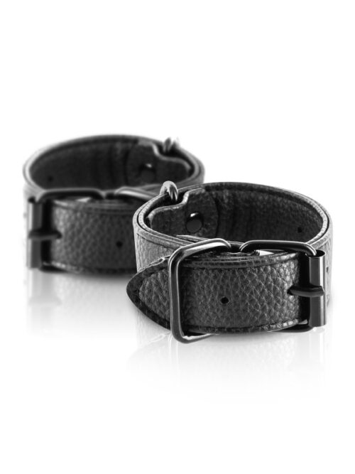 Menottes Simili Cuir Ajustables - Fetish Tentation