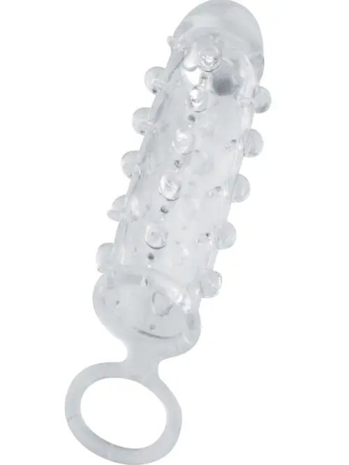 Mr Orgasm - Dorcel Gaine de pénis 100% élastomère, permettant d'augmenter la taille du pénis, de mieux contrôler l'érection grâce à sa fonction cockring, et d'accroitre les sensations de Madame grâce aux reliefs et picots présents sur la gaine.