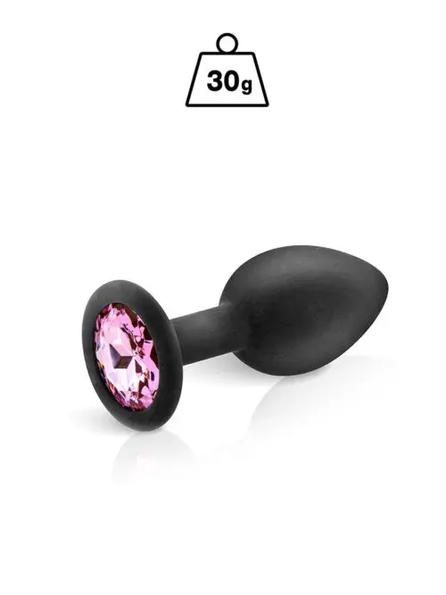Plug Bijou Silicone Noir S - Hidden Eden
