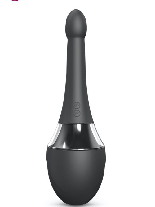Accessoire d'hygiène et de plaisir, "Douche Mate Pro" de Dorcel est à la fois une poire à lavement automatique avec 3 modes de nettoyage et un vibromasseur offrant 7 modes de vibration.
