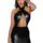 Robe bustier dos nu wetlook F255