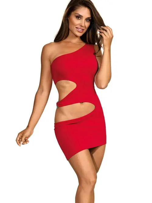 Robe rouge V-9249 - Axami