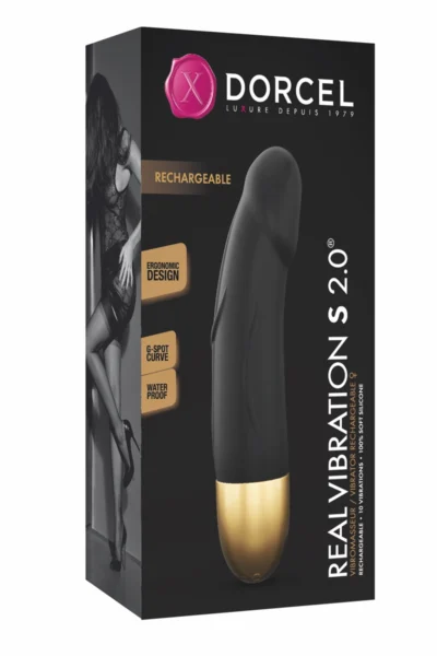 Vibromasseur Real Vibration Gold S 2.0 - Dorcel - Liberté Sensuelle Vibromasseur Real Vibration Gold S 2.0 - Dorcel - Liberté Sensuelle