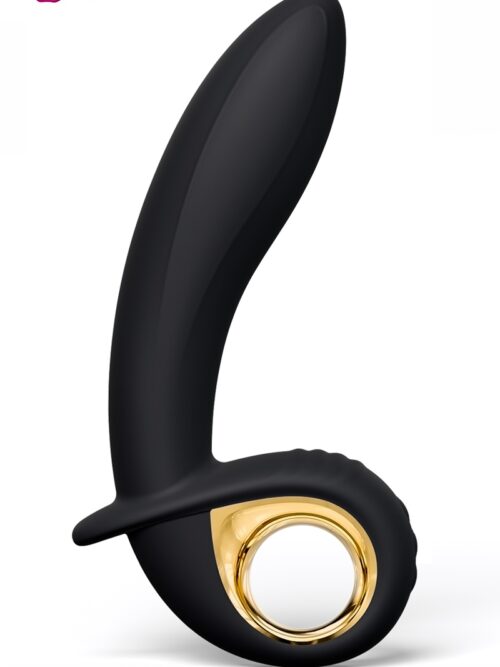 Luxueux vibromasseur gonflable, par Dorcel, collection Black & Gold.
