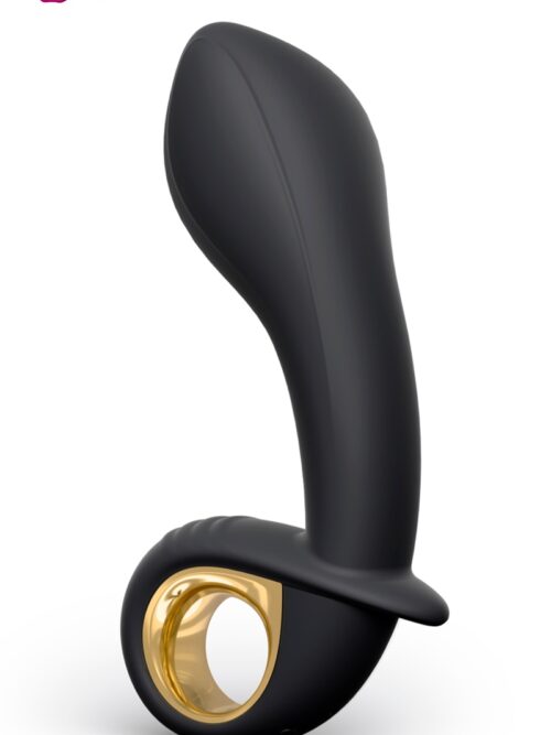 Luxueux vibromasseur gonflable, par Dorcel, collection Black & Gold.