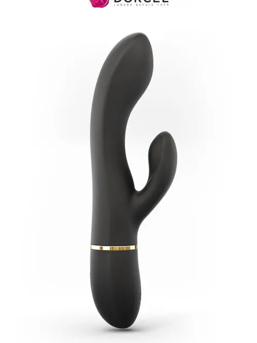 Vibromasseur point G et clitoris Glam Rabbit - Dorcel 1 Joli vibromasseur rabbit par Dorcel en version simplifiée. Sa forme est spécialement étudiée pour offrir une stimulation du point G et du clitoris. Glam Rabbit dispose de 10 modes de vibration, il s’utilise avec un bouton unique. Les deux moteurs sont synchronisés et relativement silencieux. Il se recharge via USB avec un cable fourni.