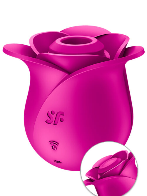 Stimulateur Modern Blossom Pro 2 - Satisfyer La marque Satisfyer présente le stimulateur clitoridien Satisfyer Pro 2 Modern Blossom, un sextoy 100% féminin en forme de rose épanouie, avec stimulation clitoridienne par ondes de pression et sans contact, grâce aux technologies Liquid Air et Air Pulse.