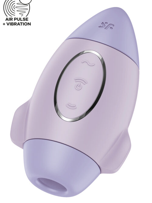 La marque Satisfyer présente le double stimulateur clitoridien (air pulsé + vibrations) Mission Control.