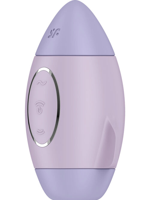 La marque Satisfyer présente le double stimulateur clitoridien (air pulsé + vibrations) Mission Control.