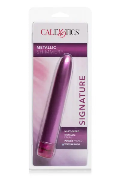 Vibromasseur Metallic Shimmer rose - Calexotics