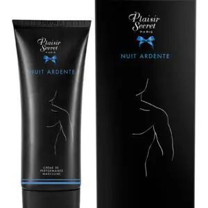 Crème de performance pour homme stimulant l'érection et l'ardeur sexuelle masculine, par Plaisirs Secrets.