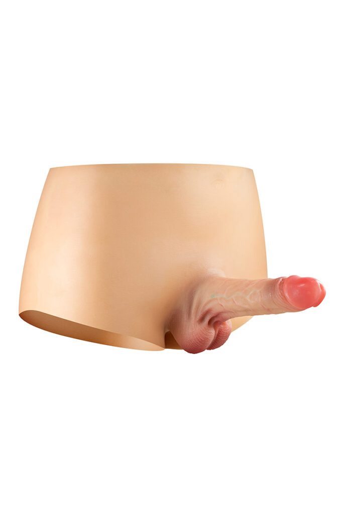 Culotte avec gode réaliste plein - Real Body