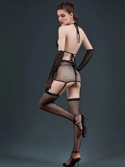 Ensemble résille et strass N°20 - Moonlight