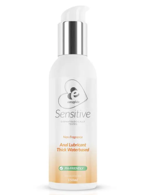 EasyGlide Sensitive anal est un lubrifiant intime à base d'eau, développé pour les peaux sensibles et parfait pour le sexe anal.
