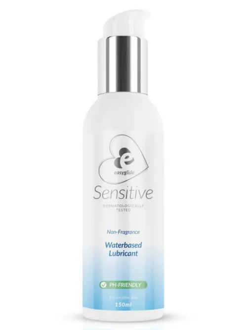 Easyglide Sensitive Waterbased 150 ml est un lubrifiant intime à base d'eau de haute qualité, spécialement formulé pour les peaux sensibles.