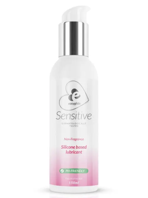 La marque Easyglide présente EasyGlide silicone Sensitive 150 ml, un lubrifiant intime de grande qualité à base de silicone, ultra glissant et longue durée, spécialement développé pour les peaux sensibles.
