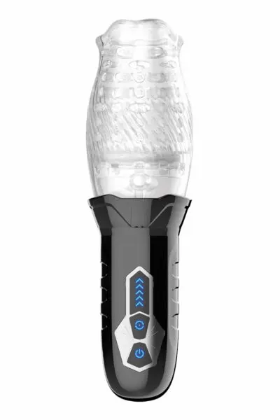 Masturbateur automatique vibrant et rotatif - Blue Junker