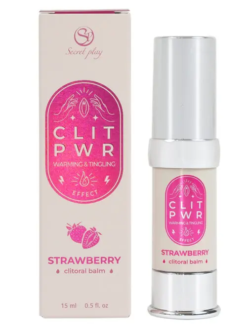 Baume pour clitoris Clit PWR Fraise - Secret Play 1 Baume pour clitoris Clit PWR Fraise - Secret Play