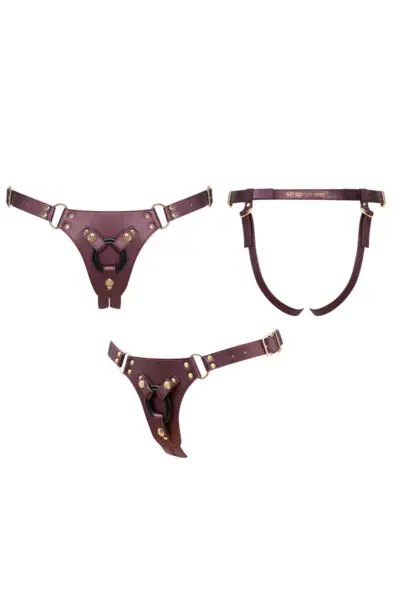 Harnais Generous aubergine - Strap On Me 5 Harnais Generous aubergine - Strap On Me