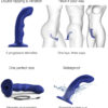 Vibro Tapping Dildo Wave bleu - Strap On Me