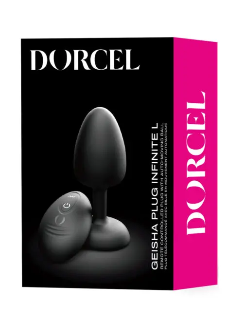 Boite Plug Anal Vibrant Télécommandé Geisha Plug Infinite L - Dorcel