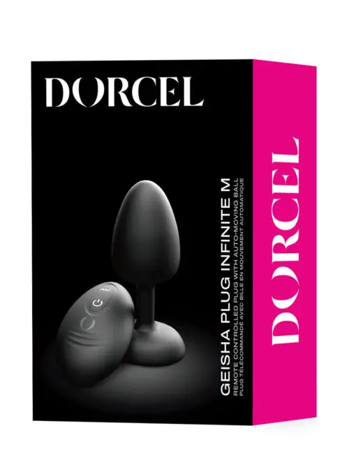 Boite Plug Anal Vibrant Télécommandé Geisha Plug Infinite M - Dorcel