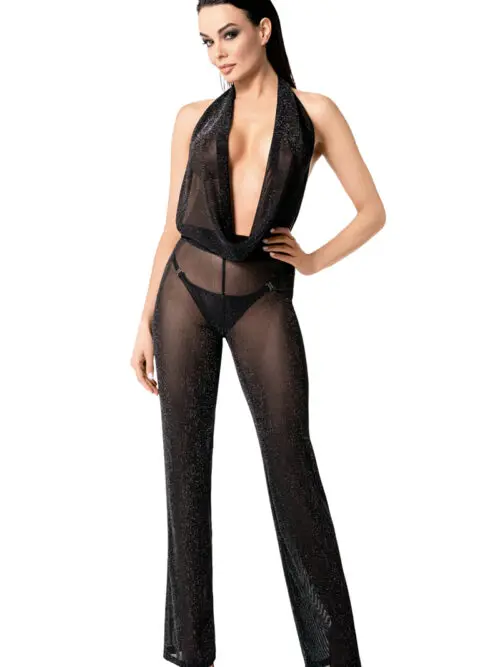 Combinaison Dos Nu Luminara F350 - Noir Handmade