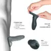 Gaine de pénis Ryzer Pine Grey - Man Wan