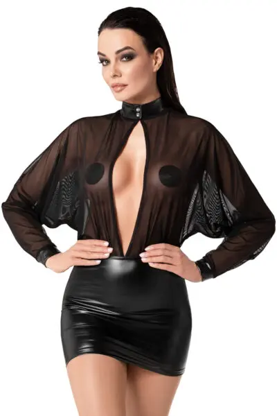 Mini Robe Opium F348 - Noir Handmade Video Mini Robe Opium F348 - Noir Handmade