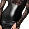 Robe Courte Harmonia F340 - Noir Handmade Details Avant Robe Courte Harmonia F340 - Noir Handmade