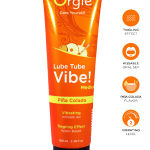 Lubrifiant Lube Tube Vibe (Medium) Pina Colada 100ml - Orgie