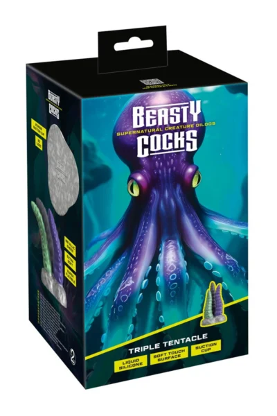 Gode Triple Tentacle - Beasty Cocks Boite Gode Triple Tentacle - Beasty Cocks