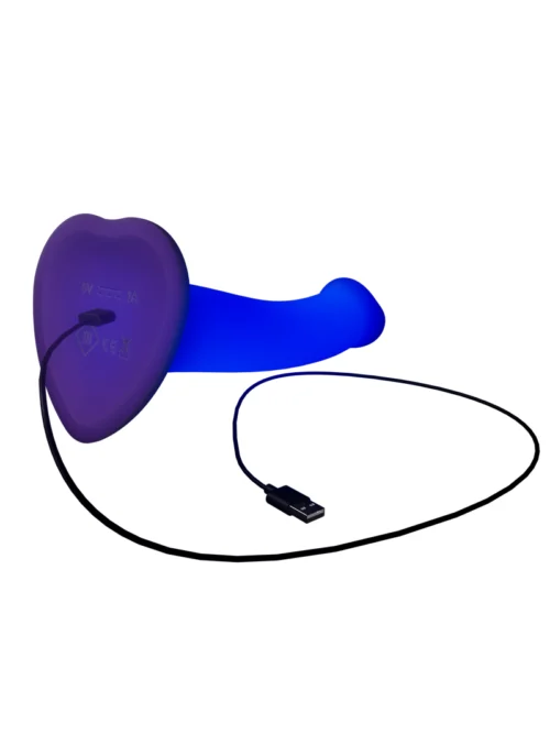 Dildo Lumineux Violet - Strap-On-Me - Gode lumineux