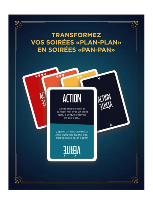 Action ou Vérité - Carta Sutra - Jeux coquins pour couples