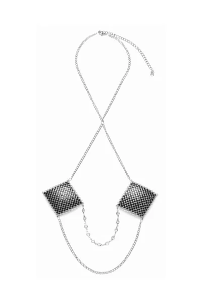 Caches Tétons avec Chainette de Cou - Cottelli Accessoires - Accessoires de lingerie femme Caches Tétons avec Chainette de Cou - Cottelli Accessoires - Accessoires de lingerie femme